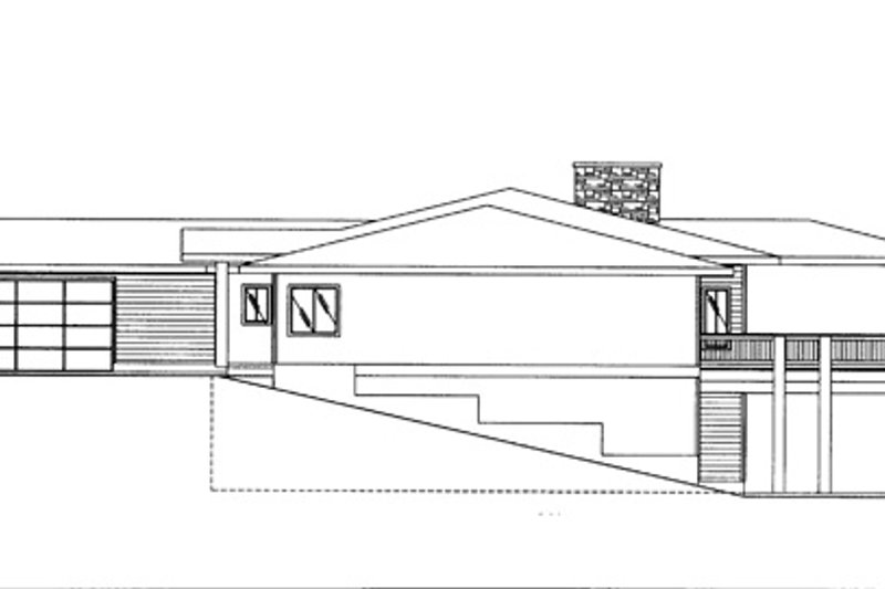 Home Plan - Exterior - Other Elevation for Contemporary House Plan #117-842 - 3 bed, 3.5 bath