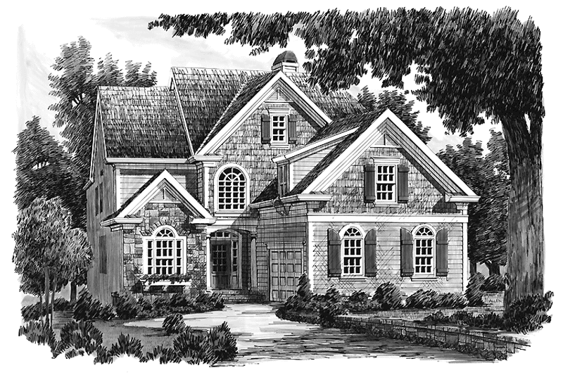 Home Plan - Exterior - Front Elevation 3 for Country House Plan #927-648 - 3 bed, 3 bath