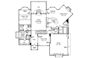 European Style House Plan - 4 Beds 3.5 Baths 3247 Sq/Ft Plan #927-477 