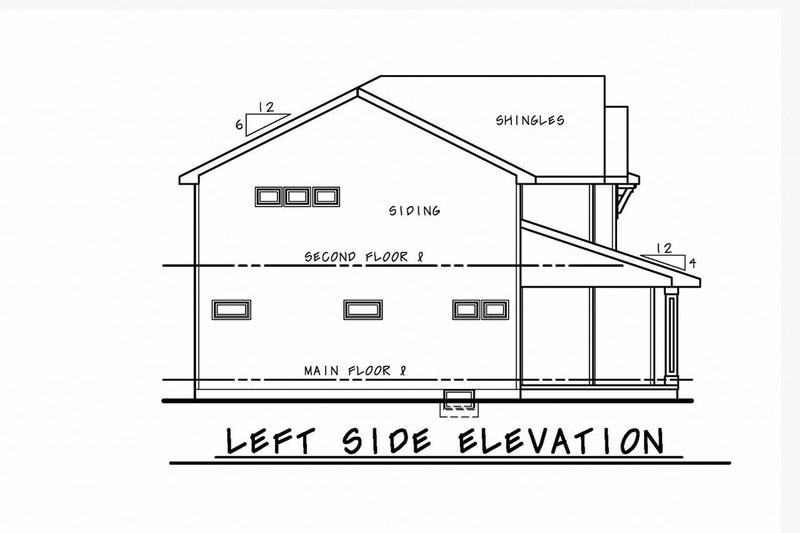 Dream House Plan - Left Side