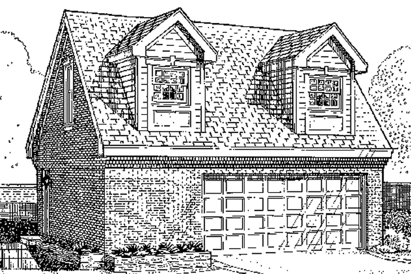 Architectural House Design - Exterior - Front Elevation Plan #410-3574