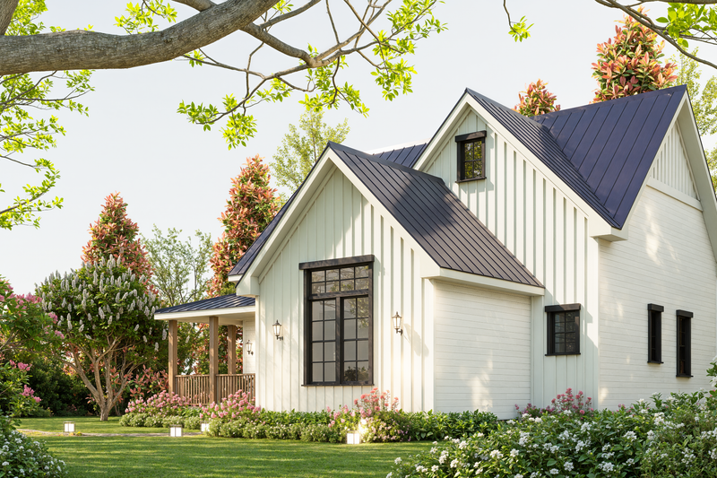 Home Plan - Exterior - Rear Elevation for Farmhouse House Plan #54-673 - 3 bed, 2 bath
