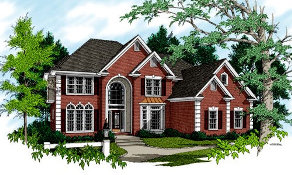 European Style House Plan 5 Beds 4 Baths 3500 Sq Ft Plan European Style House Plan 5 Beds 4 Baths 3500 Sq Ft Plan