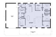 Barndominium Style House Plan - 4 Beds 2 Baths 2080 Sq/Ft Plan #1107-10 