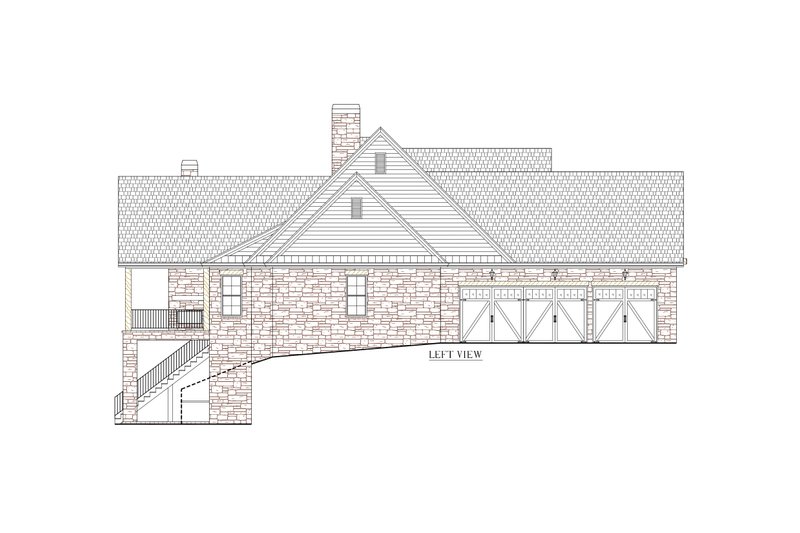 Home Plan - Exterior - Other Elevation 1 for Farmhouse House Plan #437-139 - 4 bed, 5 bath