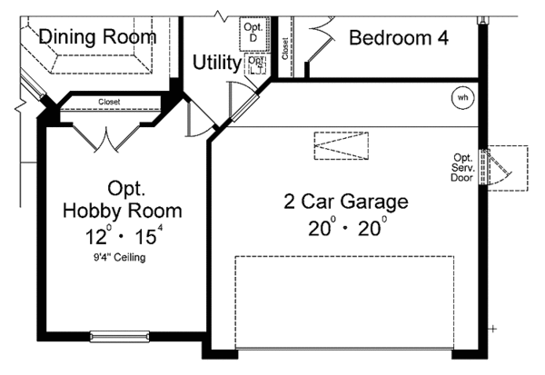 Architectural House Design - Traditional Floor Plan - Other Floor Plan #1015-20