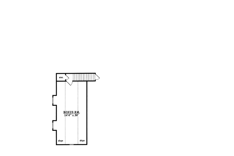 Dream House Plan - Floor Plan - Other Floor for Country House Plan #42-619 - 3 bed, 2 bath