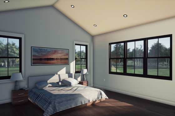 Interior - Master Bedroom for Farmhouse House Plan #1088-1 - 5 bed, 5.5 bath