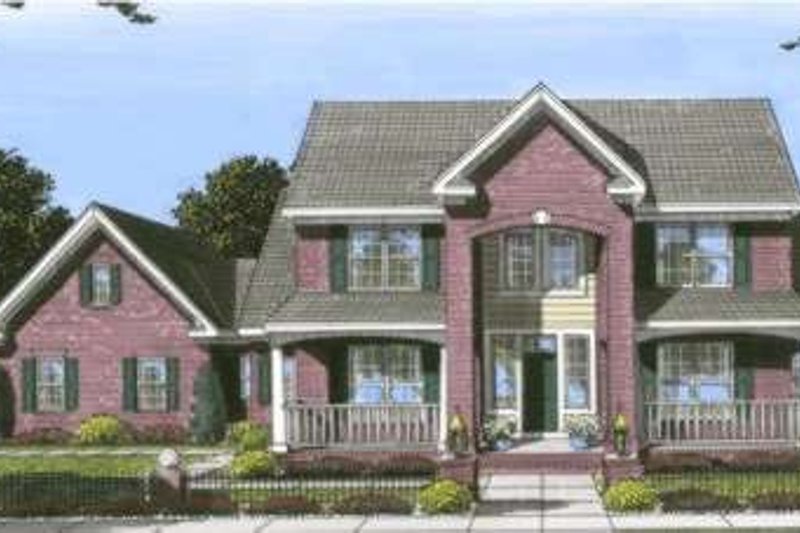 Home Plan - Traditional Exterior - Front Elevation Plan #20-1827
