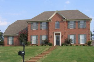 European Exterior - Front Elevation Plan #81-13648