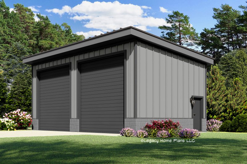 Dream House Plan - Modern Exterior - Front Elevation Plan #932-770