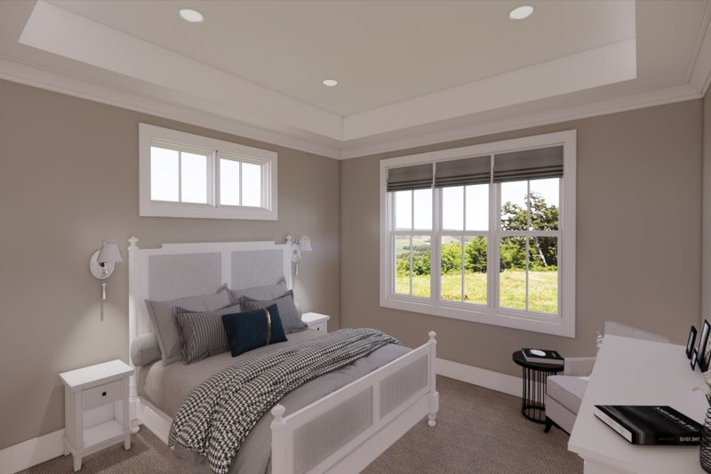 House Plan Design - Interior - Master Bedroom 1 for Farmhouse House Plan #51-1565 - 4 bed, 2.5 bath