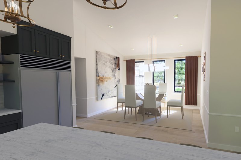 Dream House Plan - Interior - Dining Room for Cottage House Plan #1111-2 - 4 bed, 2.5 bath