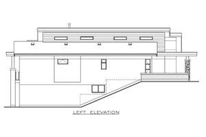 Exterior - Other Elevation 1 for Contemporary House Plan #1100-18 - 2 bed, 2 bath