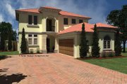 Mediterranean Style House Plan - 3 Beds 4 Baths 2676 Sq/Ft Plan #930-434 