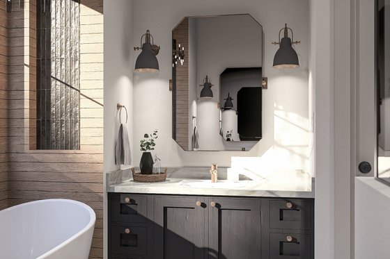 Interior - Master Bathroom 1 for Cottage House Plan #455-675 - 4 bed, 3.5 bath