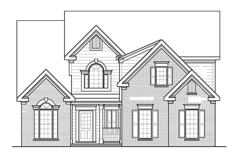 Home Plan - Exterior - Front Elevation 4 for Traditional House Plan #927-207 - 3 bed, 2.5 bath