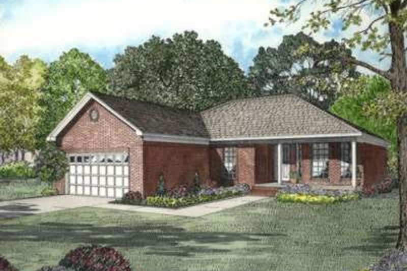 Home Plan - Traditional Exterior - Front Elevation Plan #17-2188