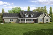 Country Style House Plan - 3 Beds 2 Baths 1786 Sq/Ft Plan #124-1066 