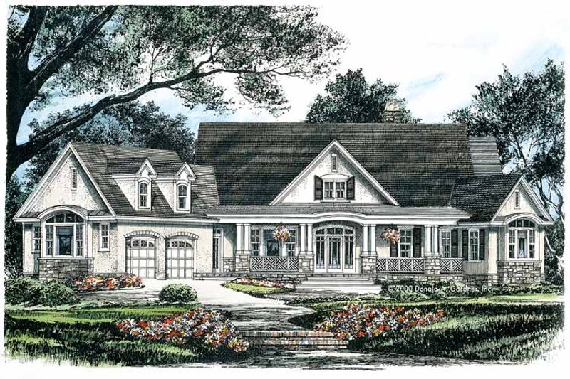 Architectural House Design - Craftsman Exterior - Front Elevation Plan #929-624