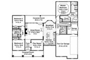 Country Style House Plan - 3 Beds 2 Baths 1800 Sq/Ft Plan #21-190 