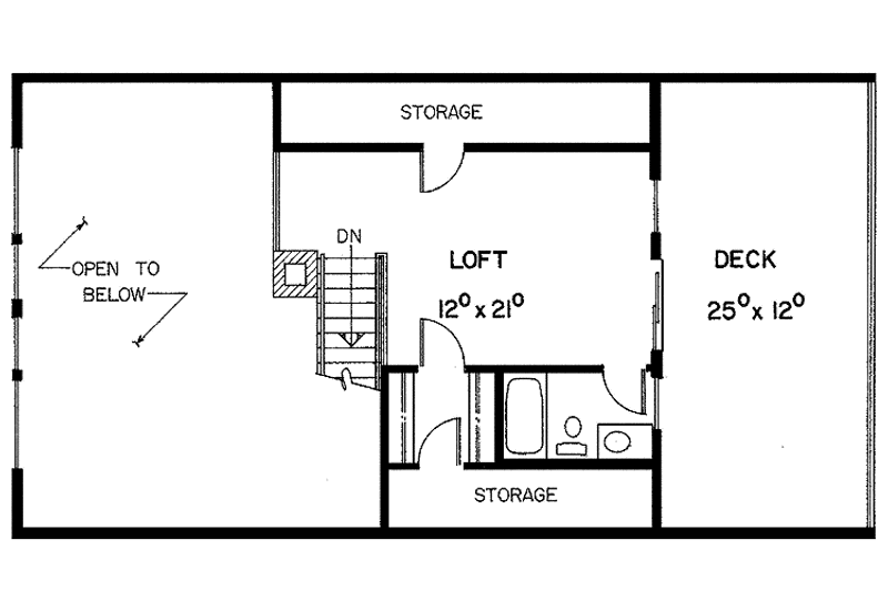 Dream House Plan - Floor Plan - Upper Floor for Contemporary House Plan #60-695 - 3 bed, 3.5 bath