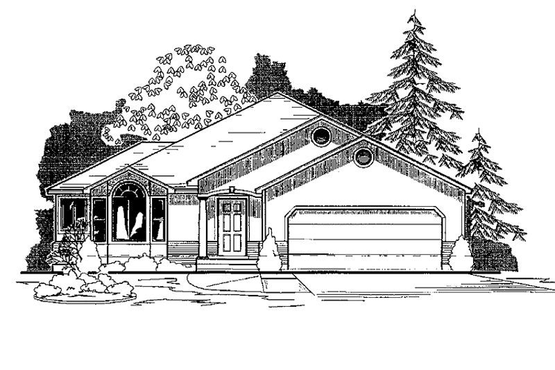 Home Plan - Traditional Exterior - Front Elevation Plan #308-264