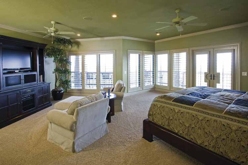 Architectural House Design - Interior - Master Bedroom 1 for Traditional House Plan #17-3302 - 4 bed, 4.5 bath