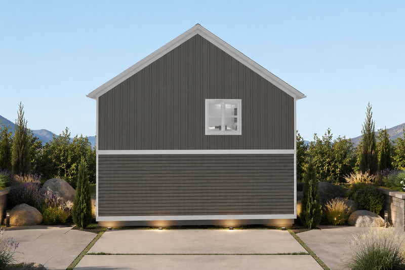 Home Plan - Exterior - Rear Elevation for Traditional House Plan #1060-500 - 2 bed, 1.5 bath