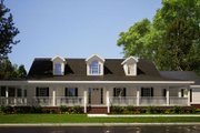 Country Style House Plan - 3 Beds 3 Baths 1921 Sq/Ft Plan #17-235 