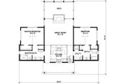 Contemporary Style House Plan - 2 Beds 2.5 Baths 2115 Sq/Ft Plan #140-161 