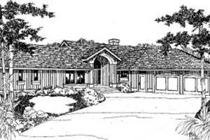 Traditional Exterior - Front Elevation Plan #60-124