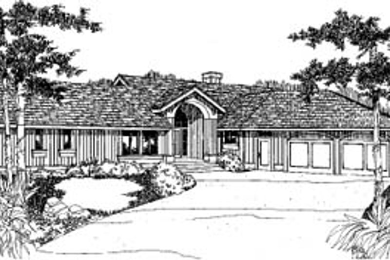Traditional Style House Plan - 3 Beds 2 Baths 1914 Sq/Ft Plan #60-124