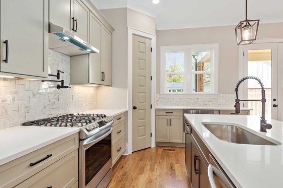 Interior - Kitchen 2 for Craftsman House Plan #461-75 - 4 bed, 3 bath