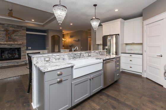 Interior - Kitchen for Ranch House Plan #70-1485 - 3 bed, 2 bath