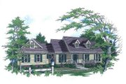 Traditional Style House Plan - 3 Beds 2 Baths 1771 Sq/Ft Plan #14-117 
