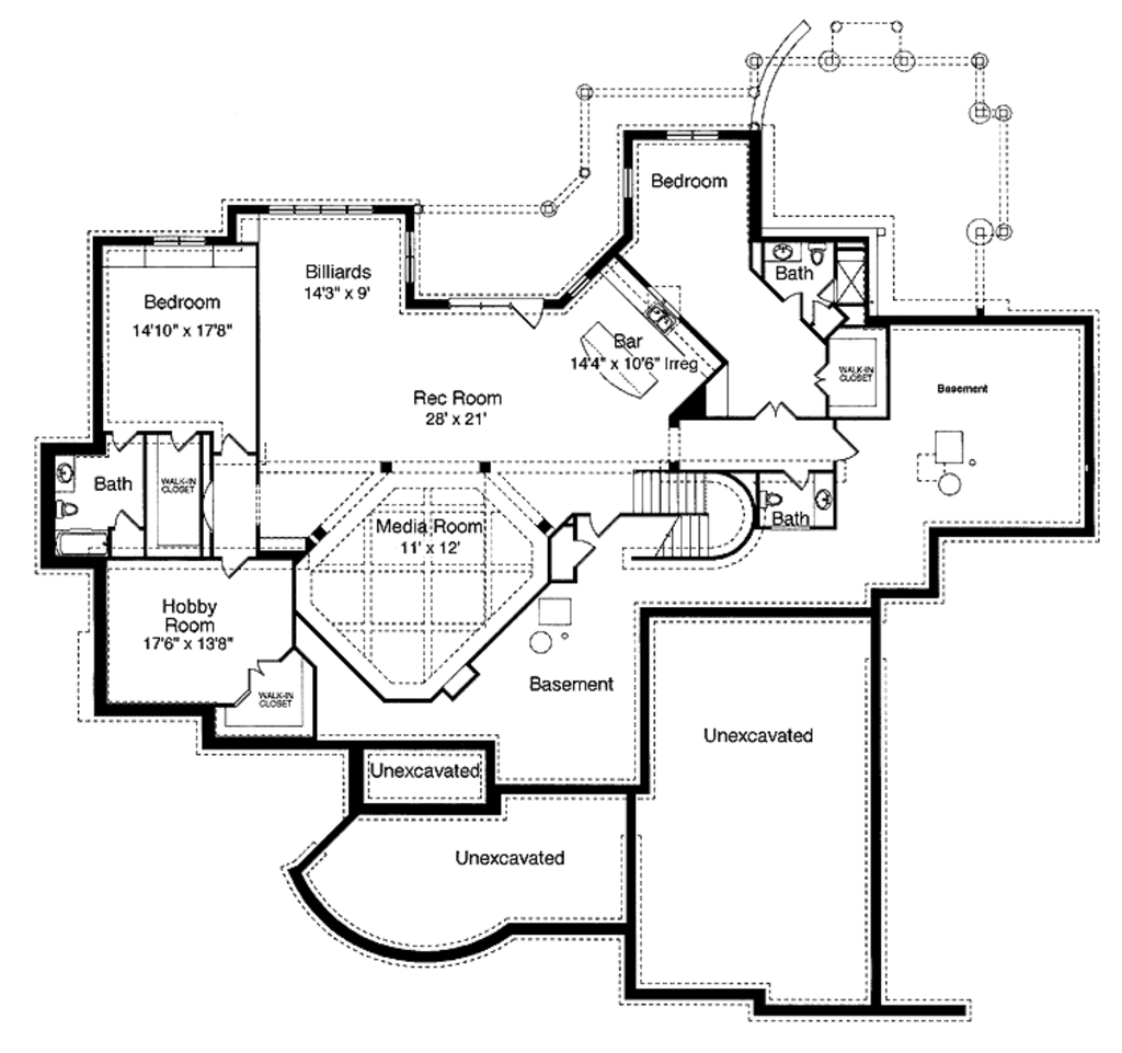 Country Style House Plan 4 Beds 4 Baths 6659 Sq Ft Plan 46 742