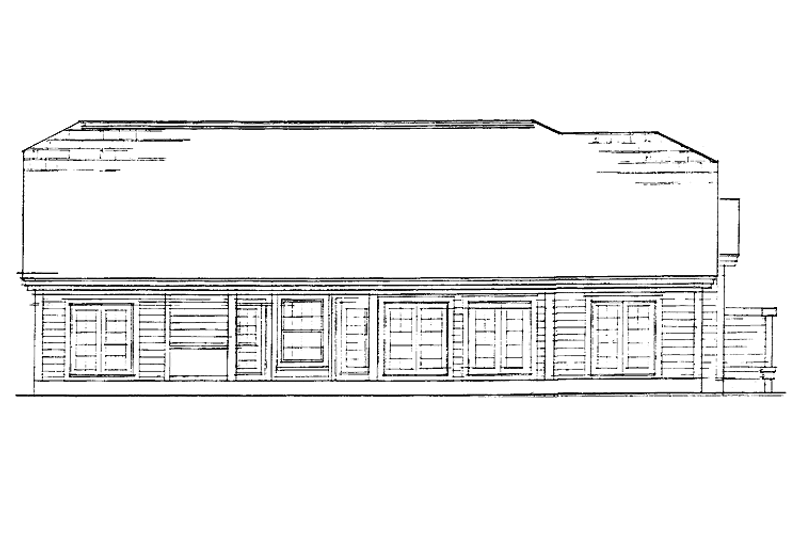 Dream House Plan - Exterior - Rear Elevation for Country House Plan #930-26 - 3 bed, 2.5 bath