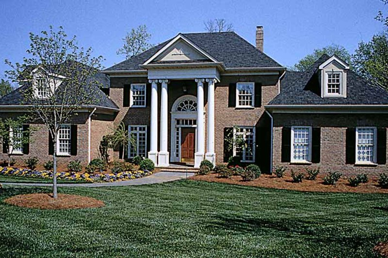 Dream House Plan - Classical Exterior - Front Elevation Plan #453-195