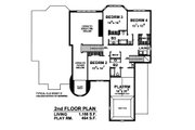 European Style House Plan - 4 Beds 3.5 Baths 4435 Sq/Ft Plan #20-2301 