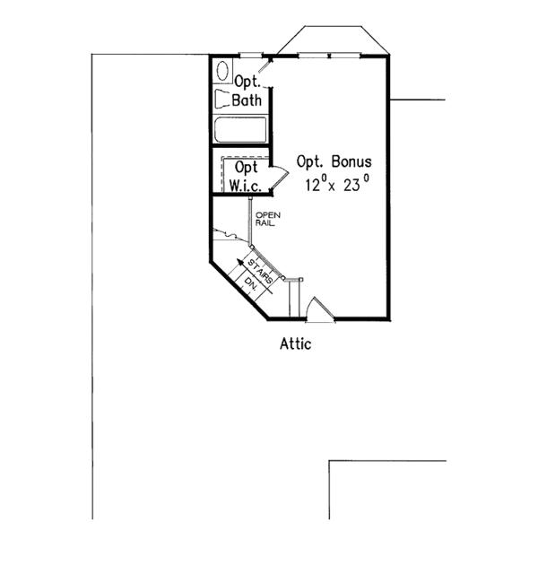 Home Plan - Country Floor Plan - Upper Floor Plan #927-721