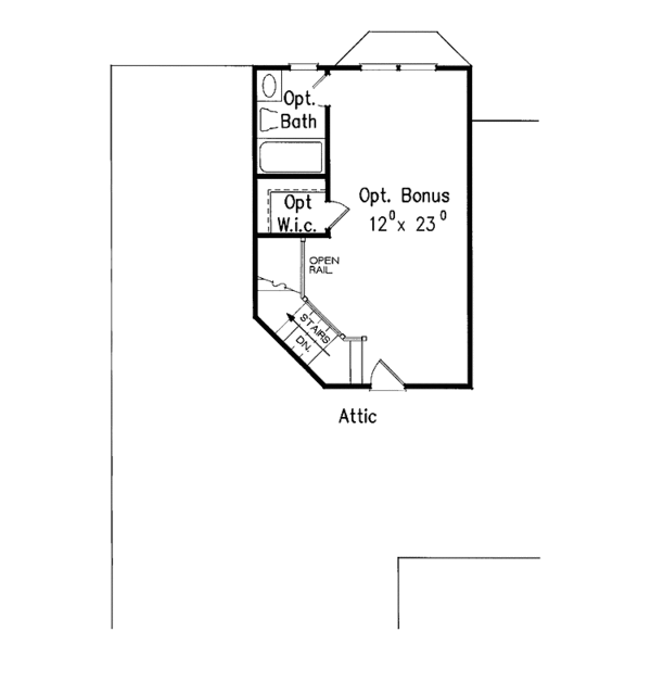 House Plan Design - Country Floor Plan - Upper Floor Plan #927-721