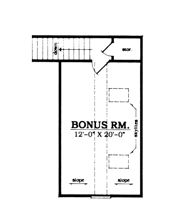 House Plan Design - Country Floor Plan - Upper Floor Plan #42-482