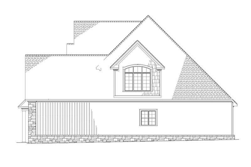 Home Plan - Exterior - Other Elevation for Country House Plan #17-2677 - 4 bed, 3 bath