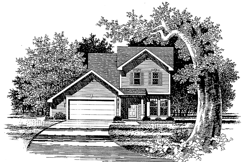 House Plan Design - Country Exterior - Front Elevation Plan #316-203