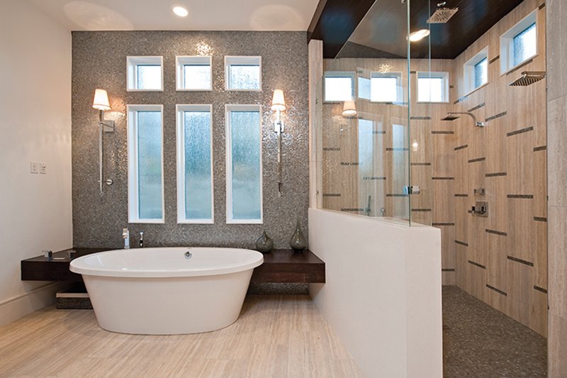 Architectural House Design - Interior - Master Bathroom 2 for Contemporary House Plan #935-5 - 4 bed, 4 bath