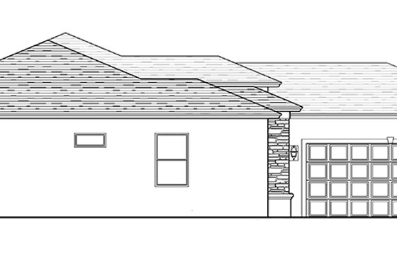 Exterior - Other Elevation 1 for Mediterranean House Plan #1058-112 - 3 bed, 2 bath