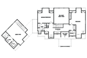 European Style House Plan - 3 Beds 3.5 Baths 3484 Sq/Ft Plan #54-122 