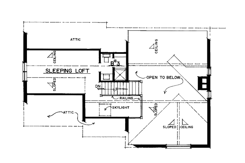 Dream House Plan - Floor Plan - Upper Floor for Traditional House Plan #1016-64 - 3 bed, 3 bath