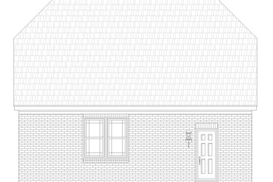 Exterior - Other Elevation for Country House Plan #932-84, 0 bath